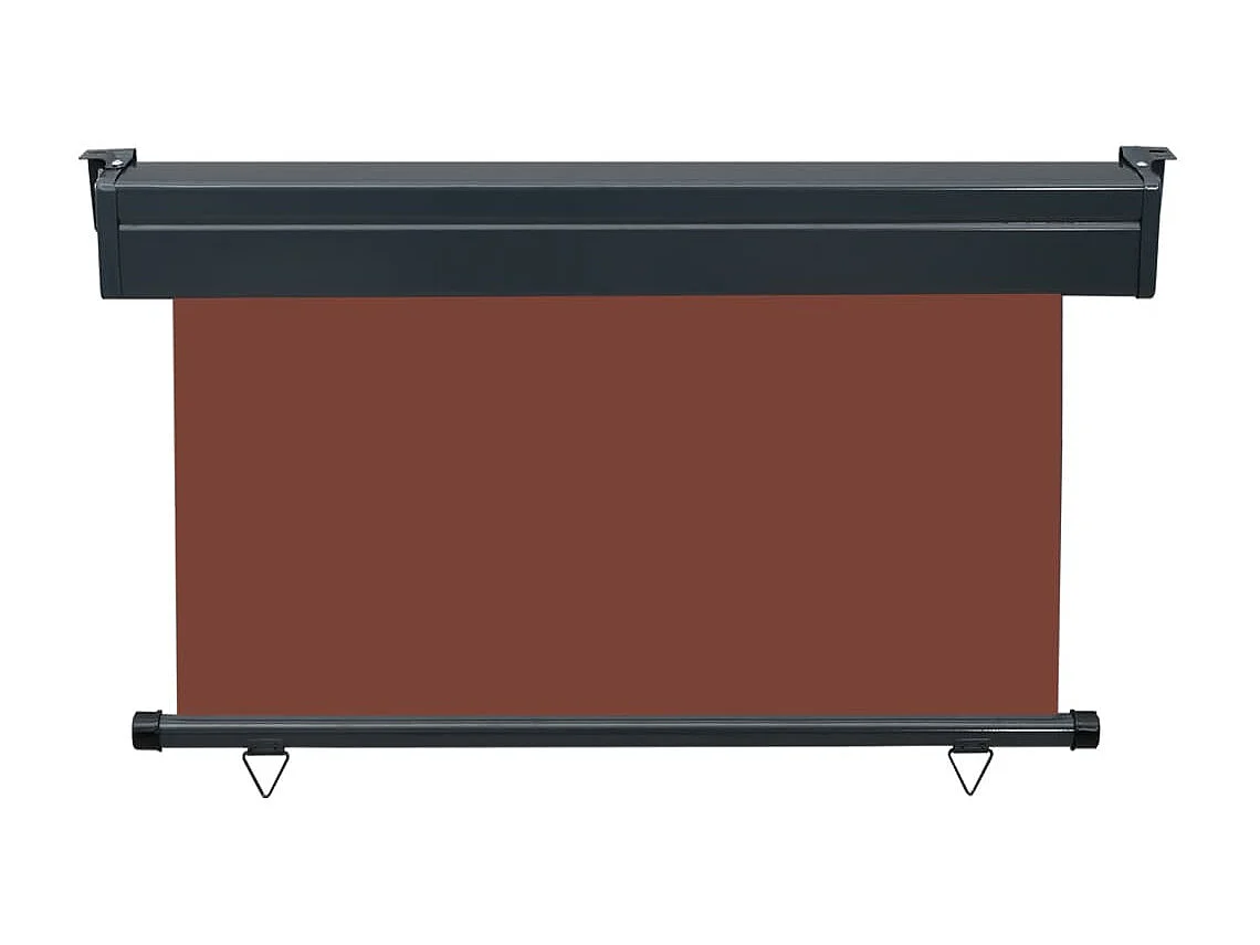 Auvent latéral de balcon 120x250 Marron