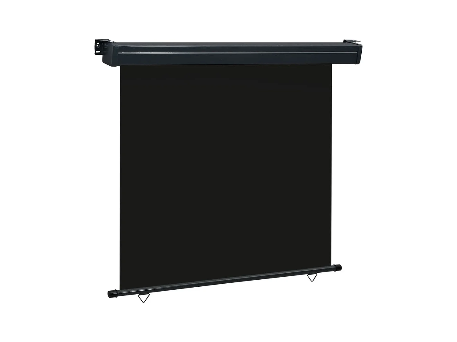 Auvent latéral de balcon 170x250 Noir 2