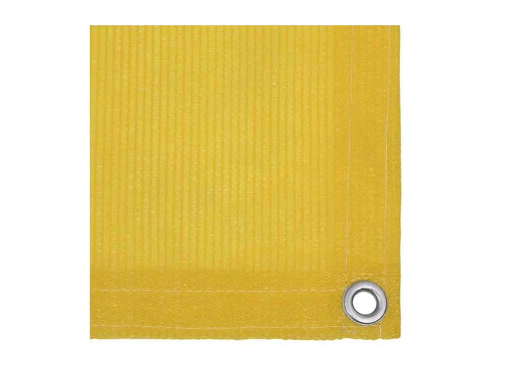 Écran de balcon Jaune 75x500 PEHD