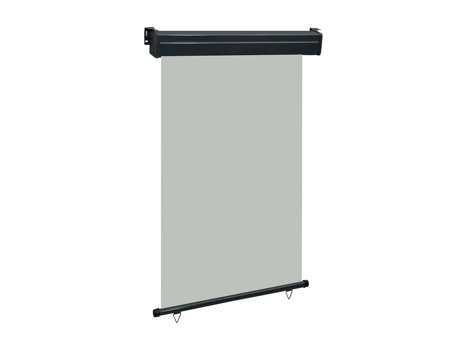 Auvent latéral de balcon 120x250 Gris