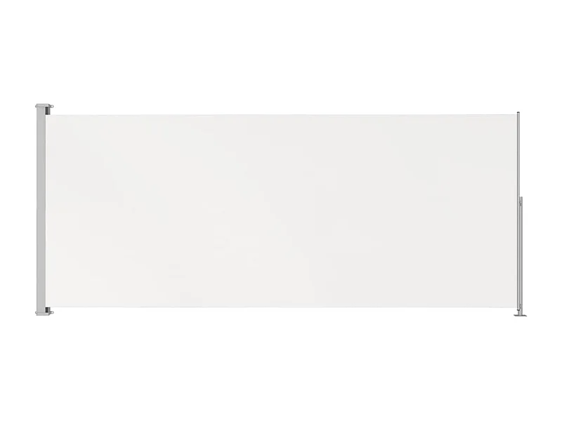 Auvent latéral rétractable de patio 180x500 Crème 2