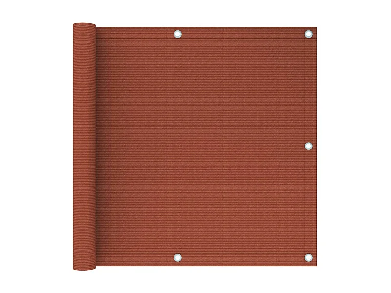 Écran de balcon Terre cuite 90x400 PEHD