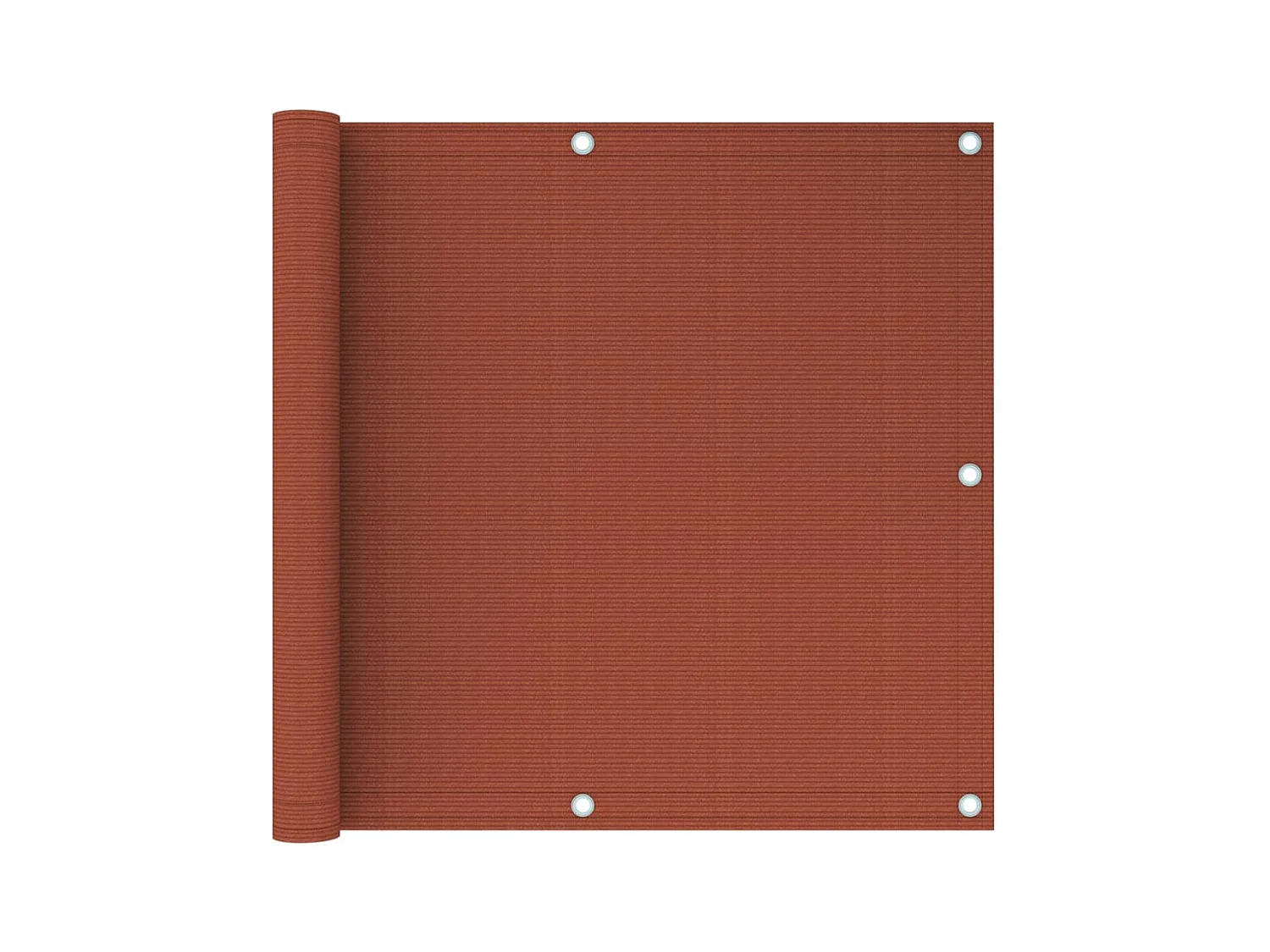 Écran de balcon Terre cuite 90x400 PEHD