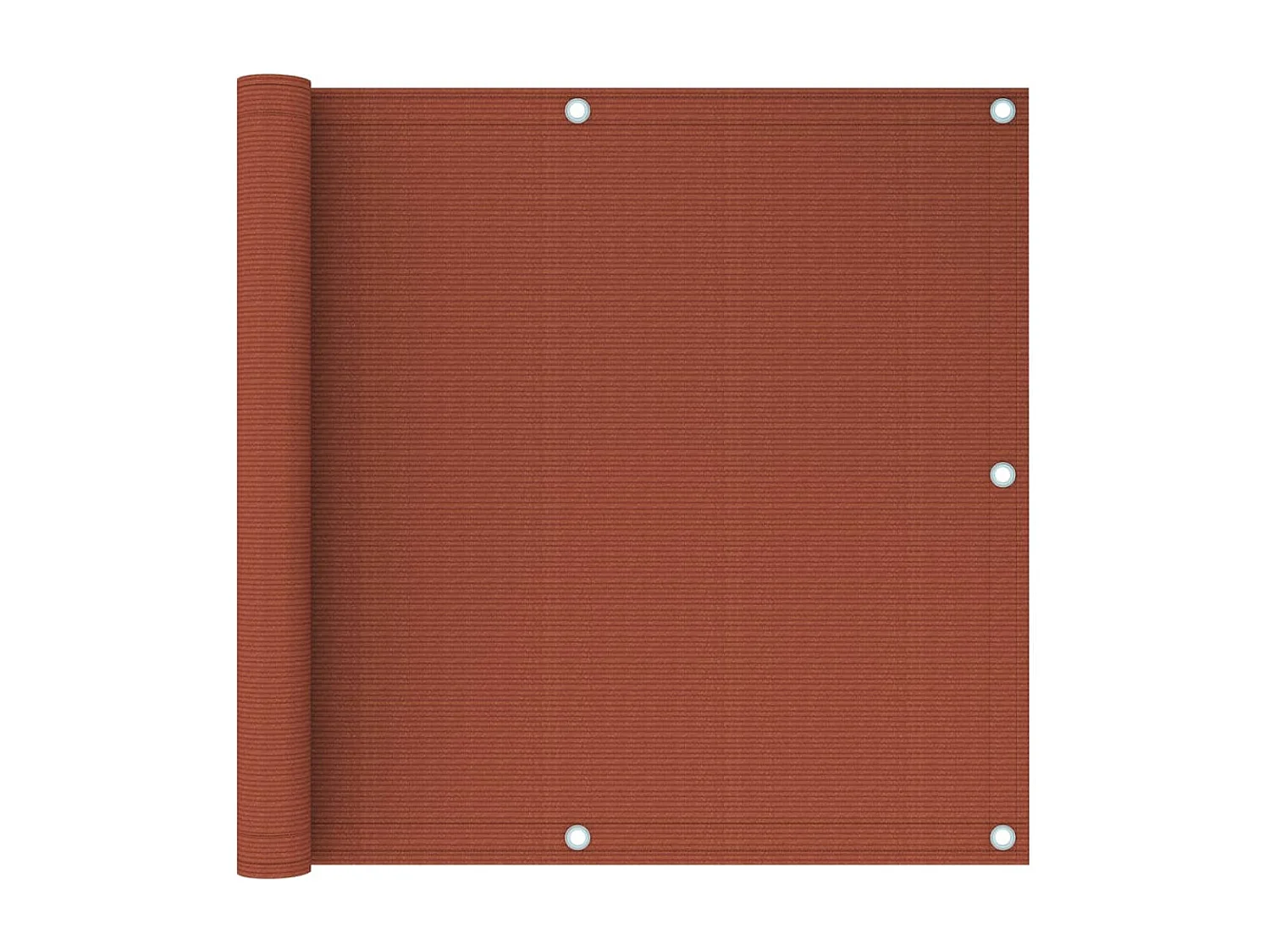 Écran de balcon Terre cuite 90x400 PEHD