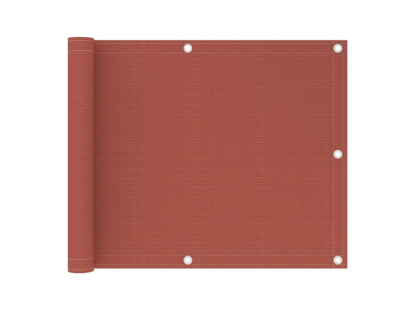 Écran de balcon Terre cuite 75x300 PEHD