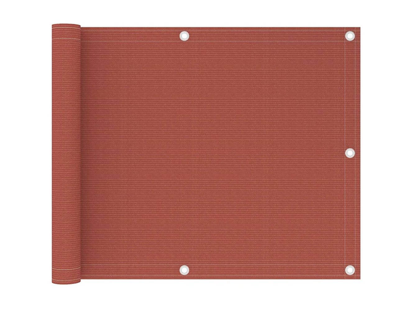 Écran de balcon Terre cuite 75x300 PEHD