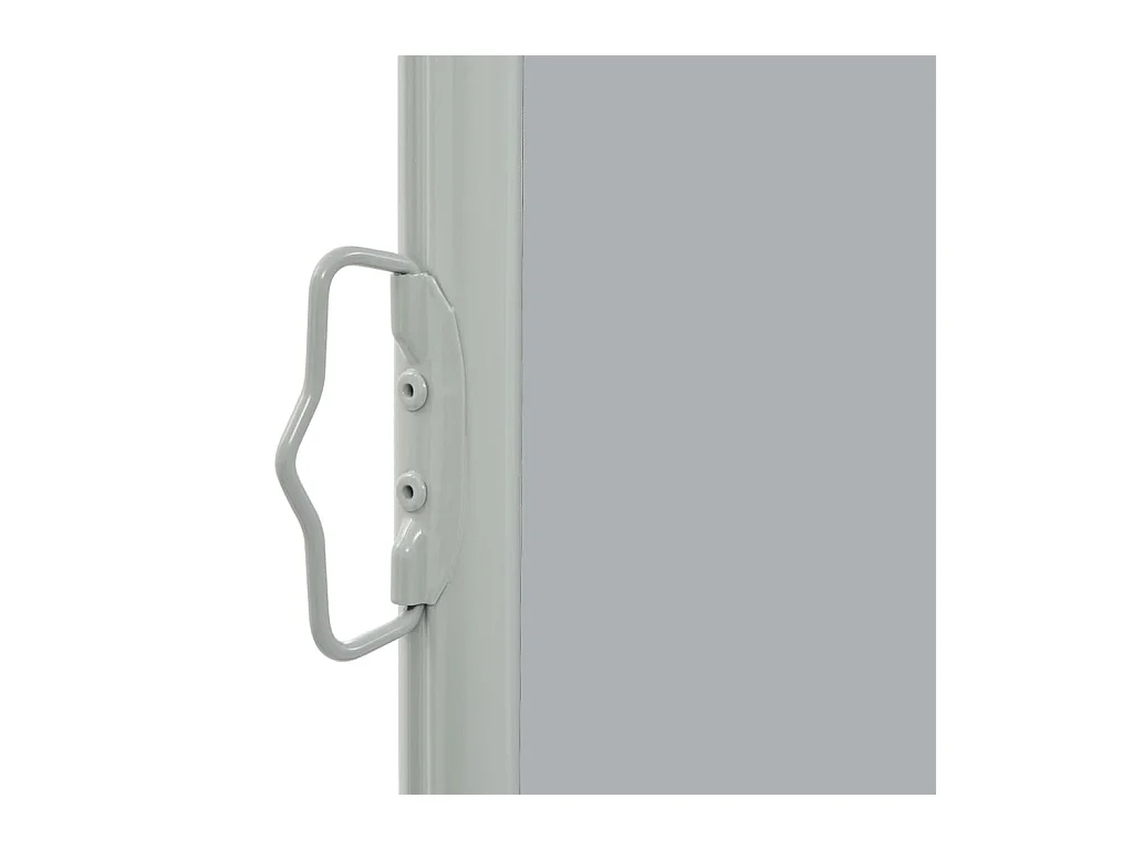 Auvent latéral rétractable de patio 60x300 Gris