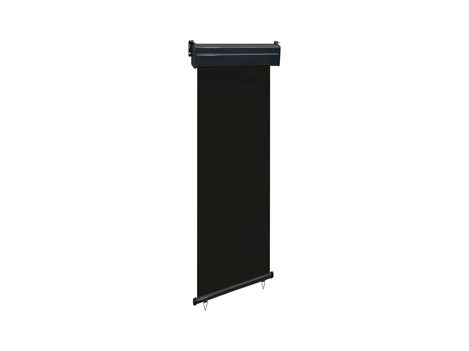 Auvent latéral de balcon 60x250 Noir