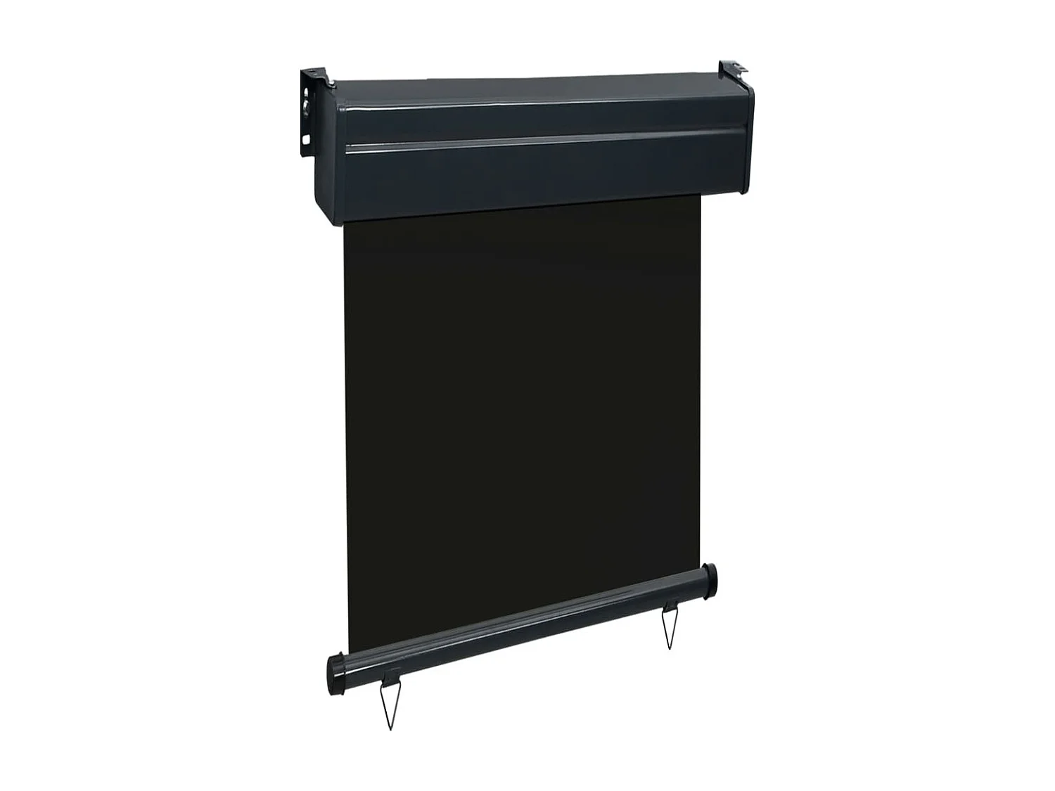 Auvent latéral de balcon 60x250 Noir