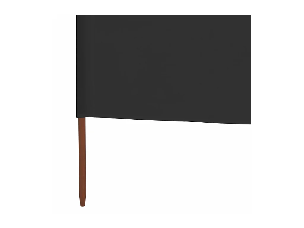 Paravent 3 panneaux Tissu 400x160 Anthracite