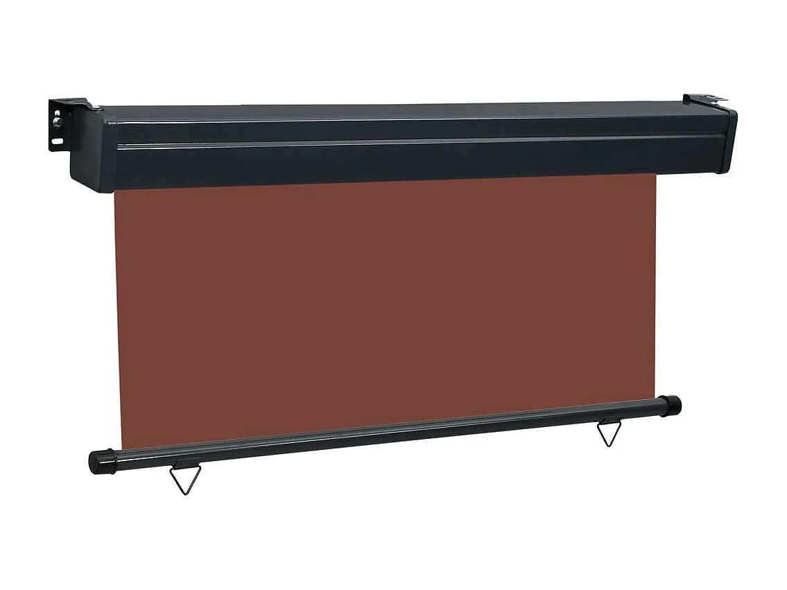 Auvent latéral de balcon 160x250 Marron