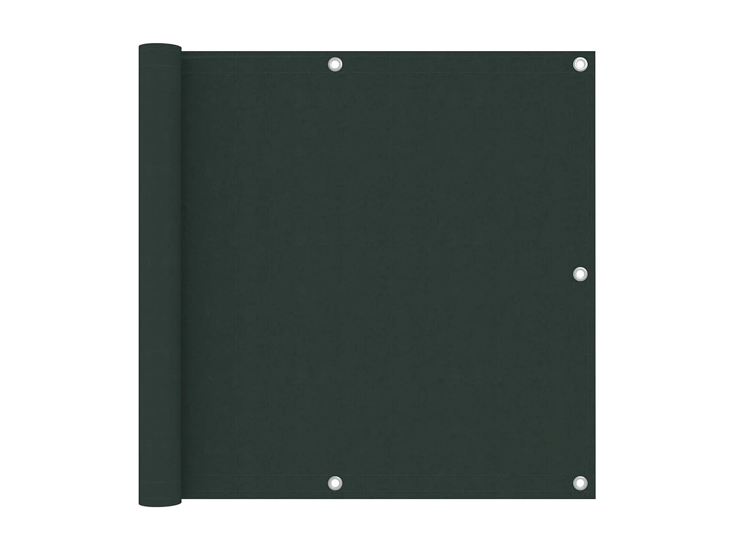 Écran de balcon Vert foncé 90x500 Tissu Oxford