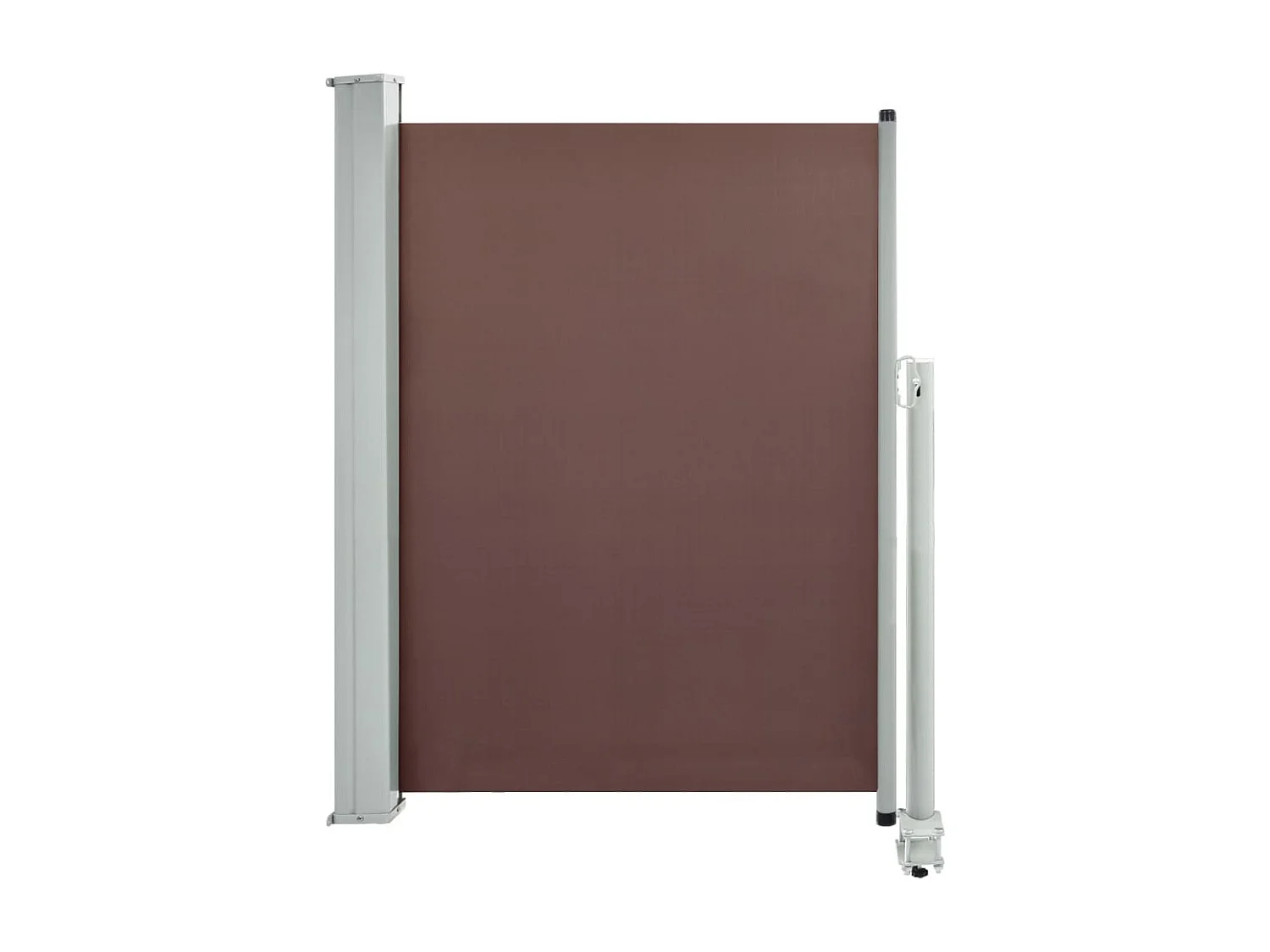 Auvent latéral rétractable de patio 100x300 Marron 2