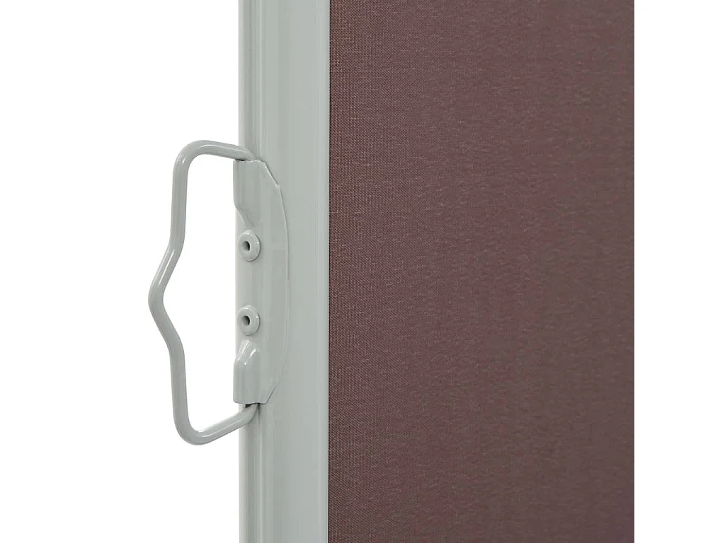 Auvent latéral rétractable de patio 100x300 Marron 2