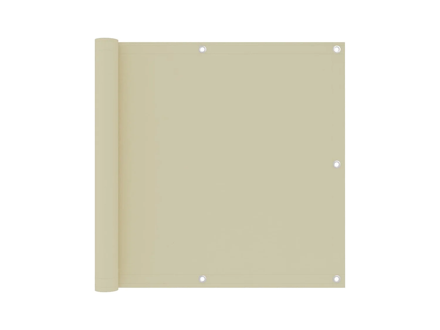 Écran de balcon Crème 90x300 Tissu Oxford