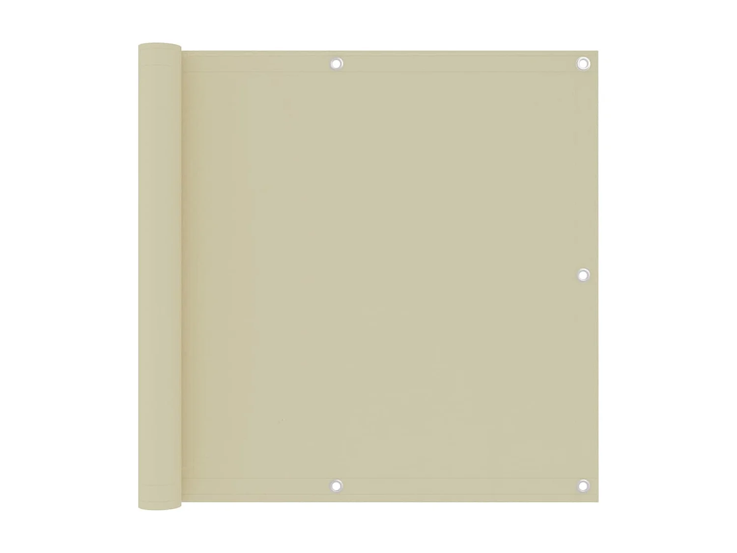 Écran de balcon Crème 90x300 Tissu Oxford
