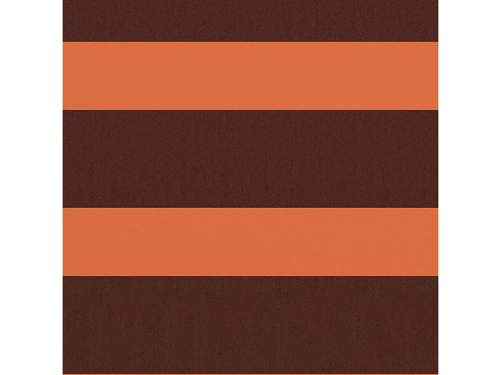 Écran de balcon Orange et marron 75x600 Tissu Oxford