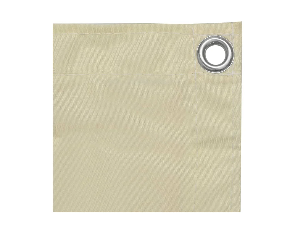 Écran de balcon Crème 90x500 Tissu Oxford