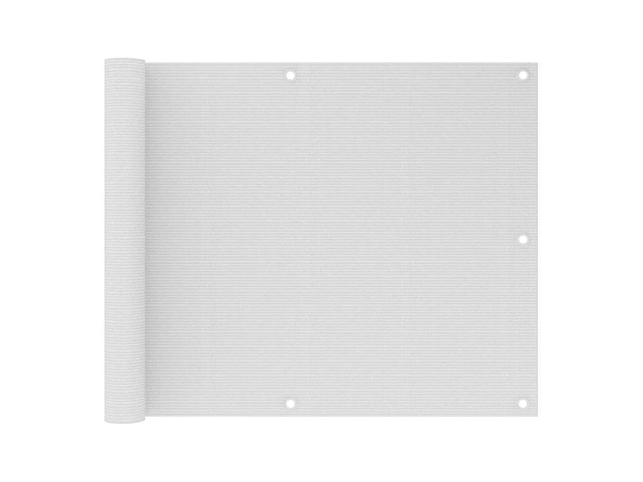 Écran de balcon Blanc 75x500 PEHD
