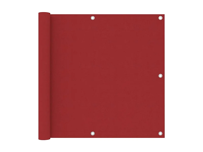 Écran de balcon Rouge 90x500 Tissu Oxford