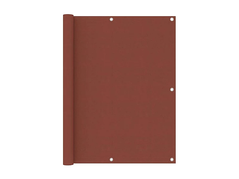 Écran de balcon Terre cuite 120x400 Tissu Oxford