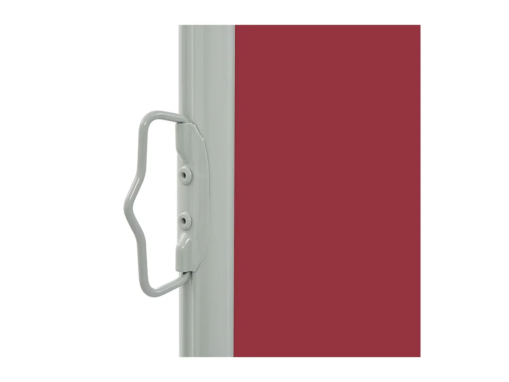 Auvent latéral rétractable de patio 60x300 Rouge