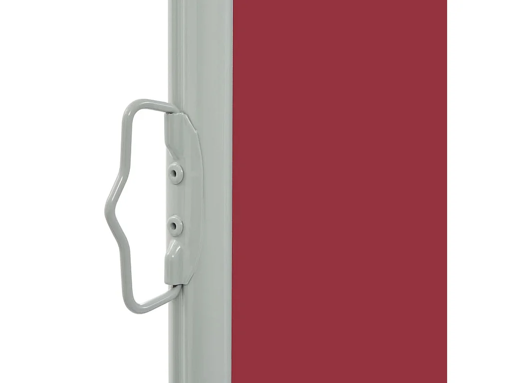 Auvent latéral rétractable de patio 60x300 Rouge