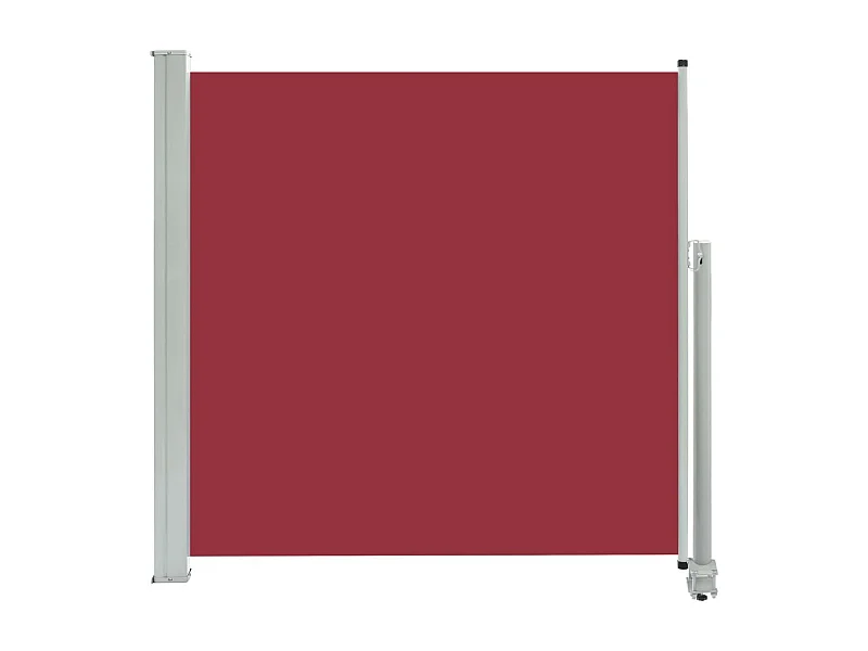 Auvent latéral rétractable de patio 160x300 Rouge
