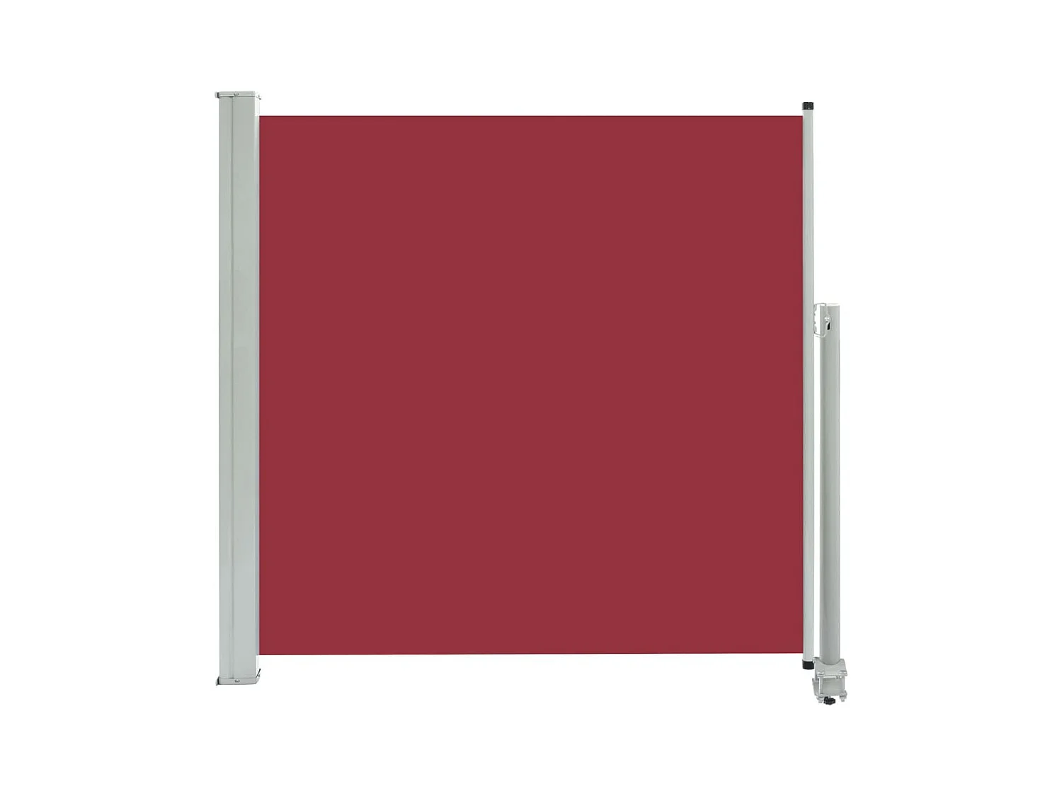 Auvent latéral rétractable de patio 160x300 Rouge