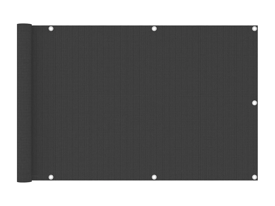 Écran de balcon Anthracite 90x300 PEHD