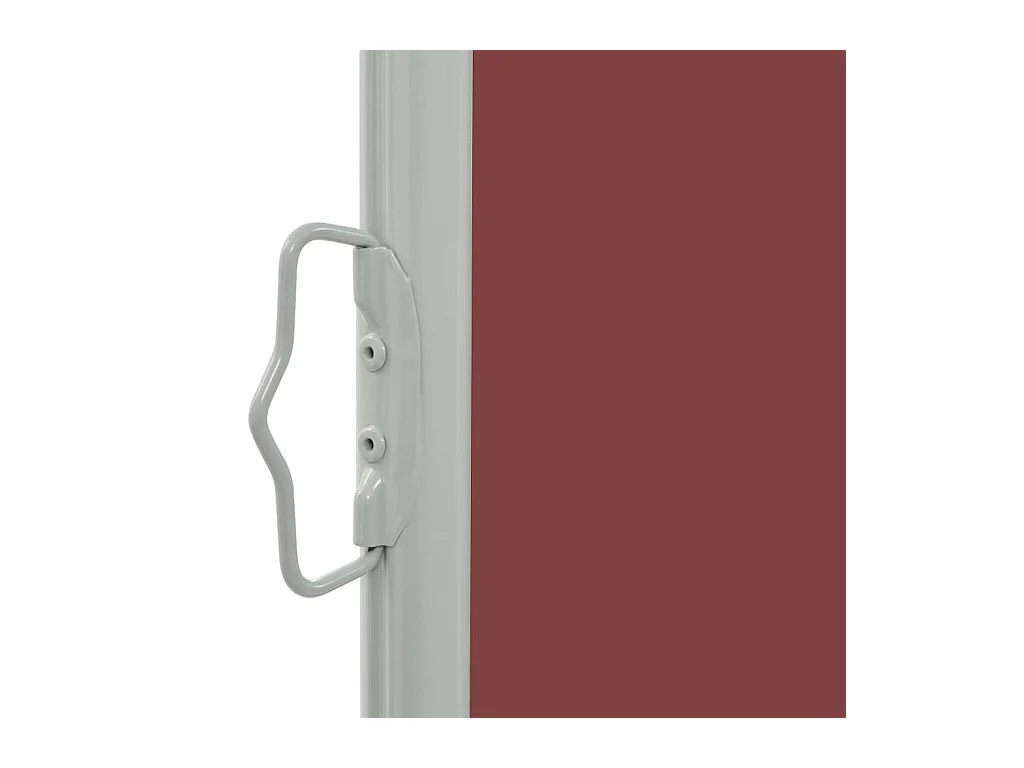 Auvent latéral rétractable de patio 80x300 Marron