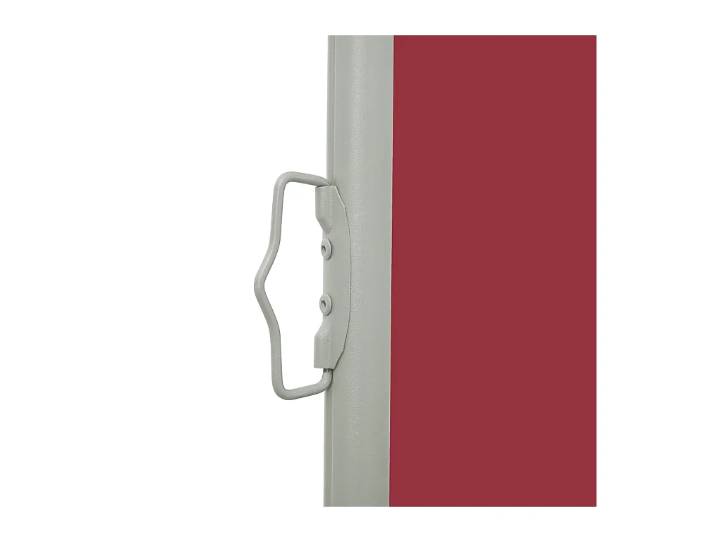 Auvent latéral rétractable de patio 140x500 Rouge
