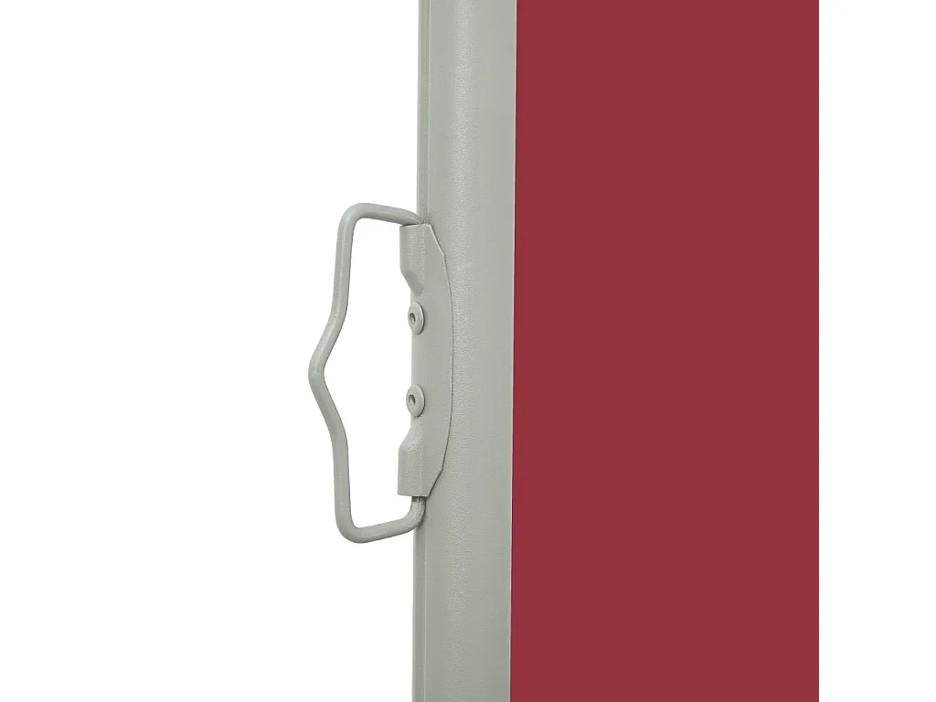 Auvent latéral rétractable de patio 140x500 Rouge