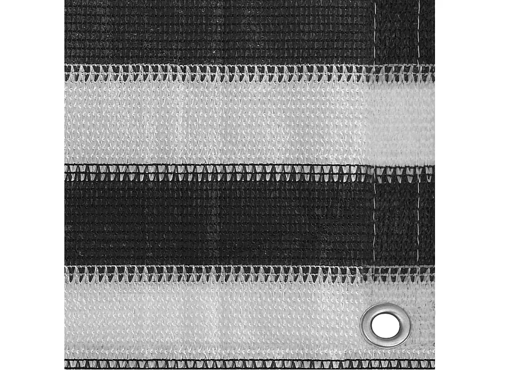 Écran de balcon PEHD 90x300 Anthracite et blanc
