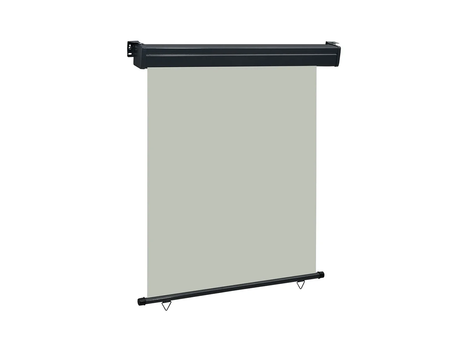 Auvent latéral de balcon 140x250 Gris