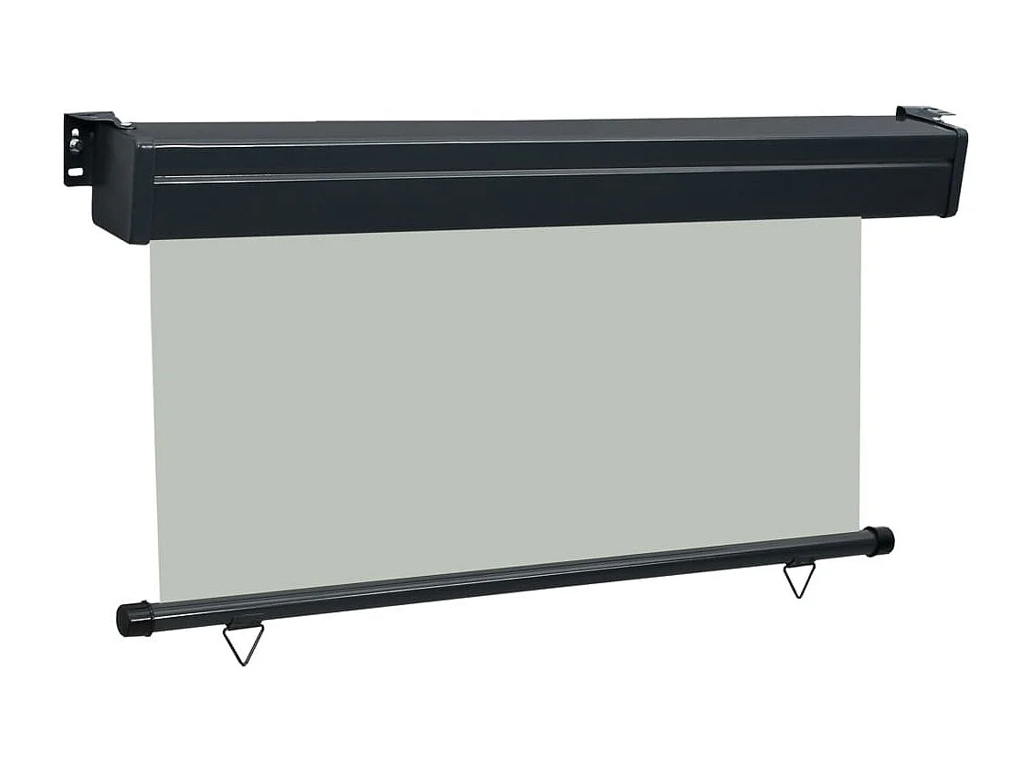 Auvent latéral de balcon 140x250 Gris
