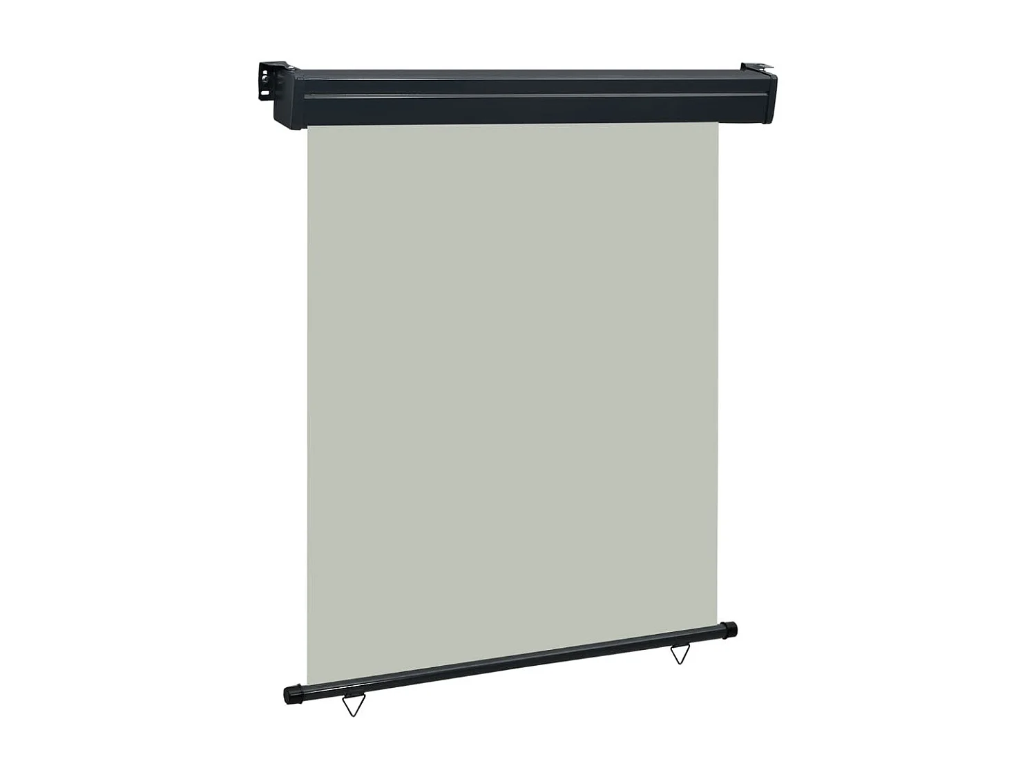 Auvent latéral de balcon 140x250 Gris