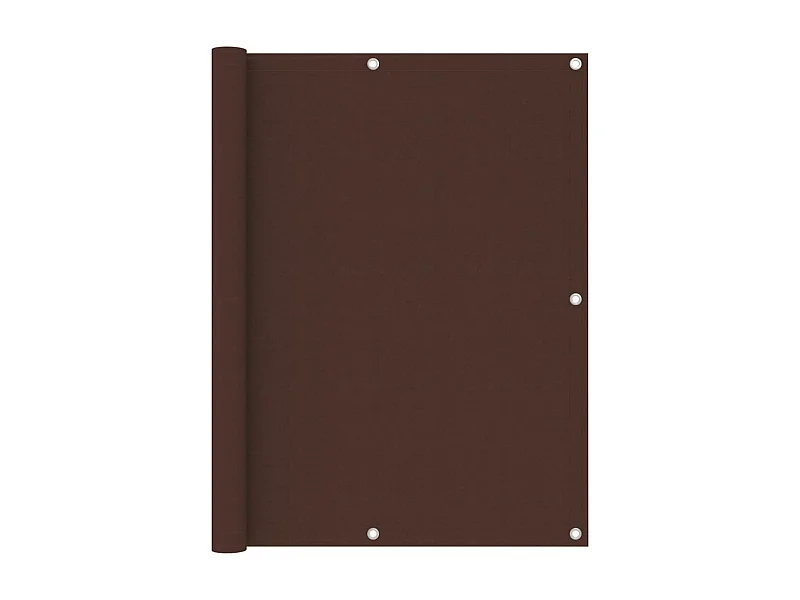 Écran de balcon Marron 120x400 Tissu Oxford