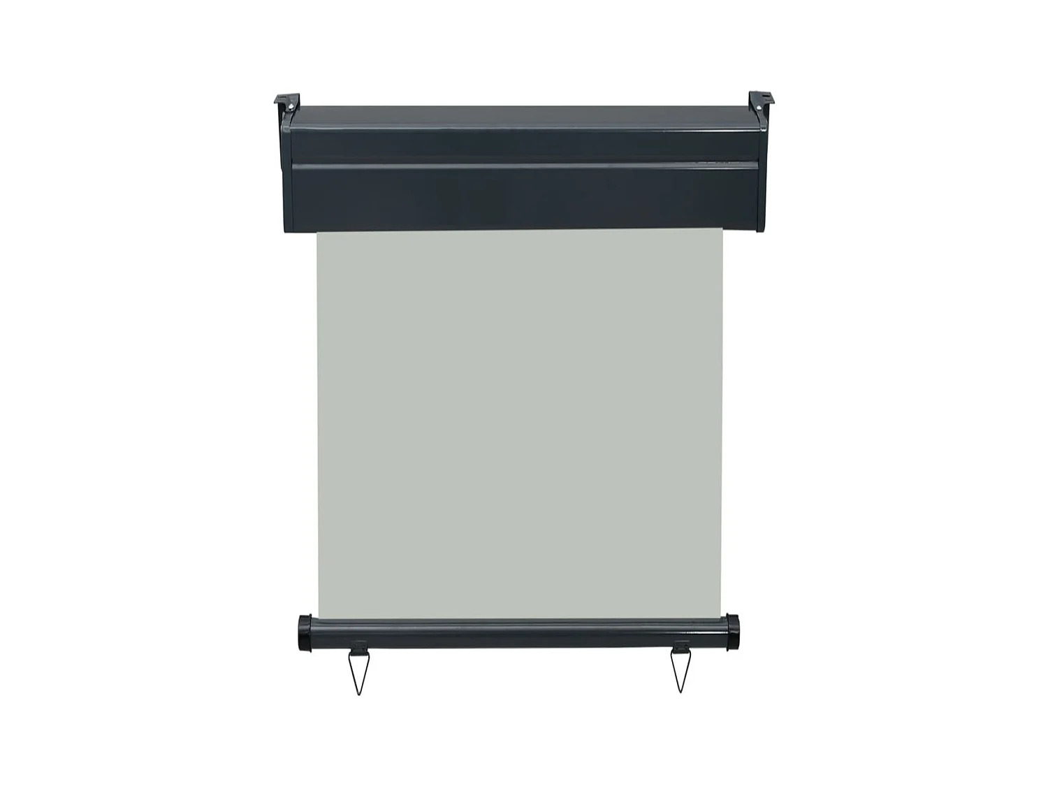 Auvent latéral de balcon 60x250 Gris