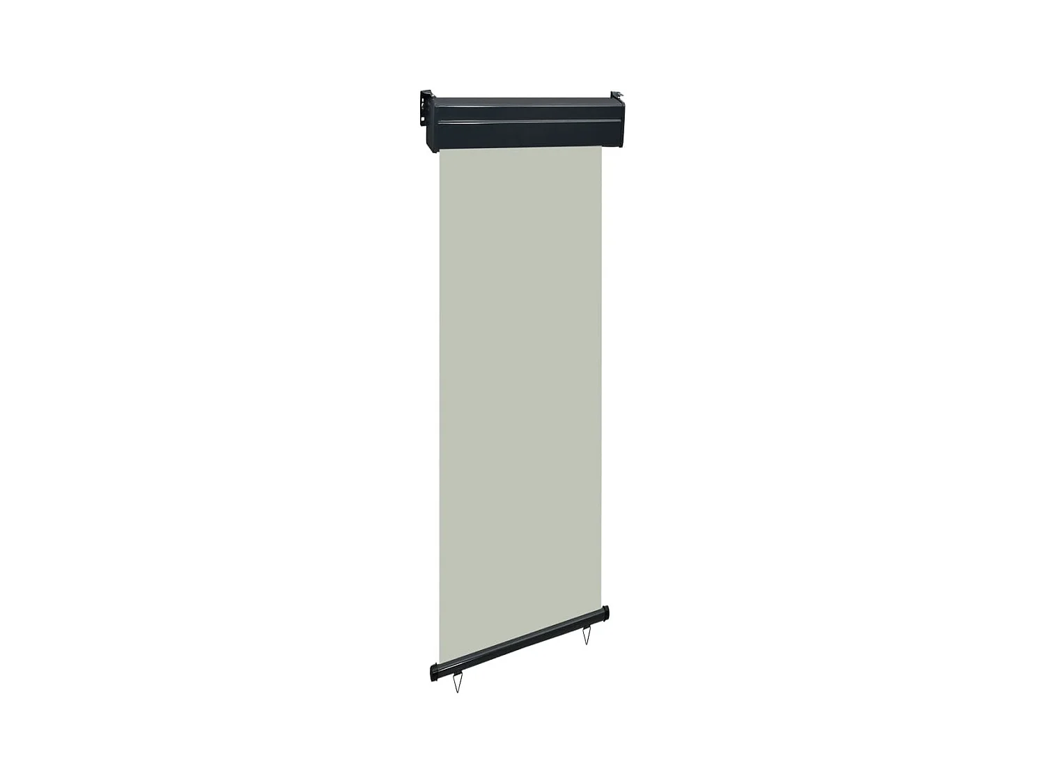 Auvent latéral de balcon 60x250 Gris