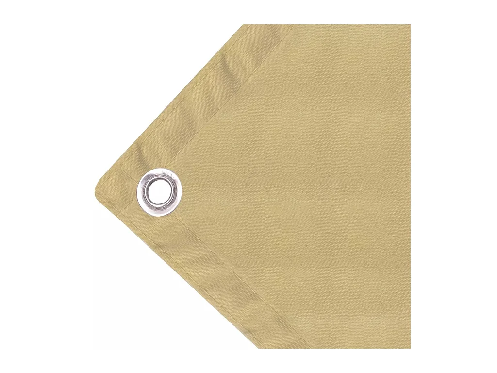 Écran de balcon en tissu Oxford 75x600 Beige