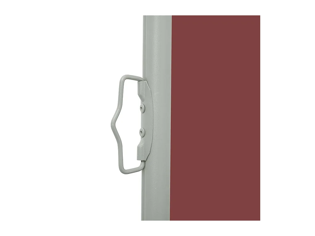 Auvent latéral rétractable de patio 100x500 Marron