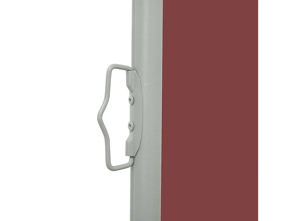 Auvent latéral rétractable de patio 100x500 Marron