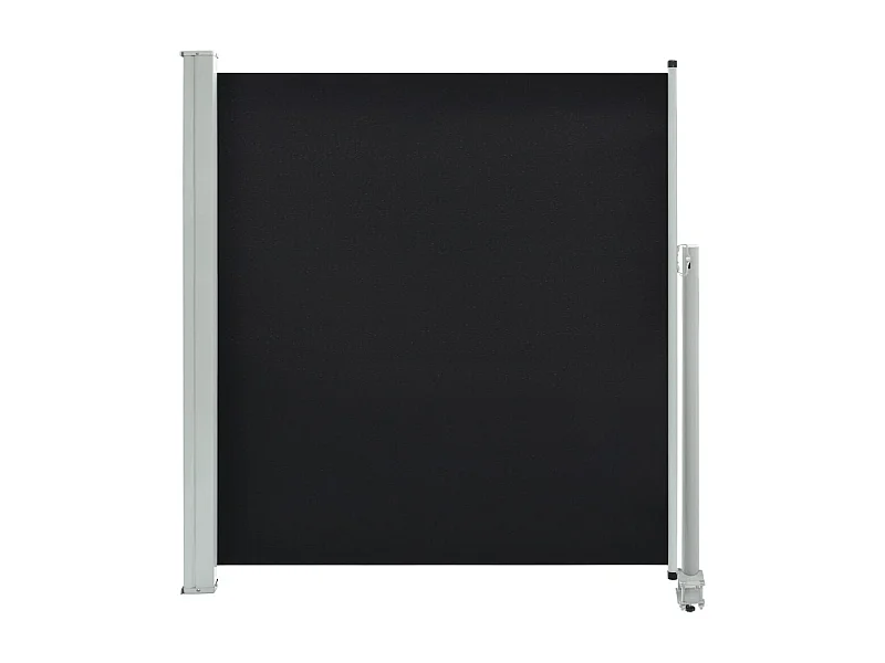 Auvent latéral rétractable de patio 140x300 Noir