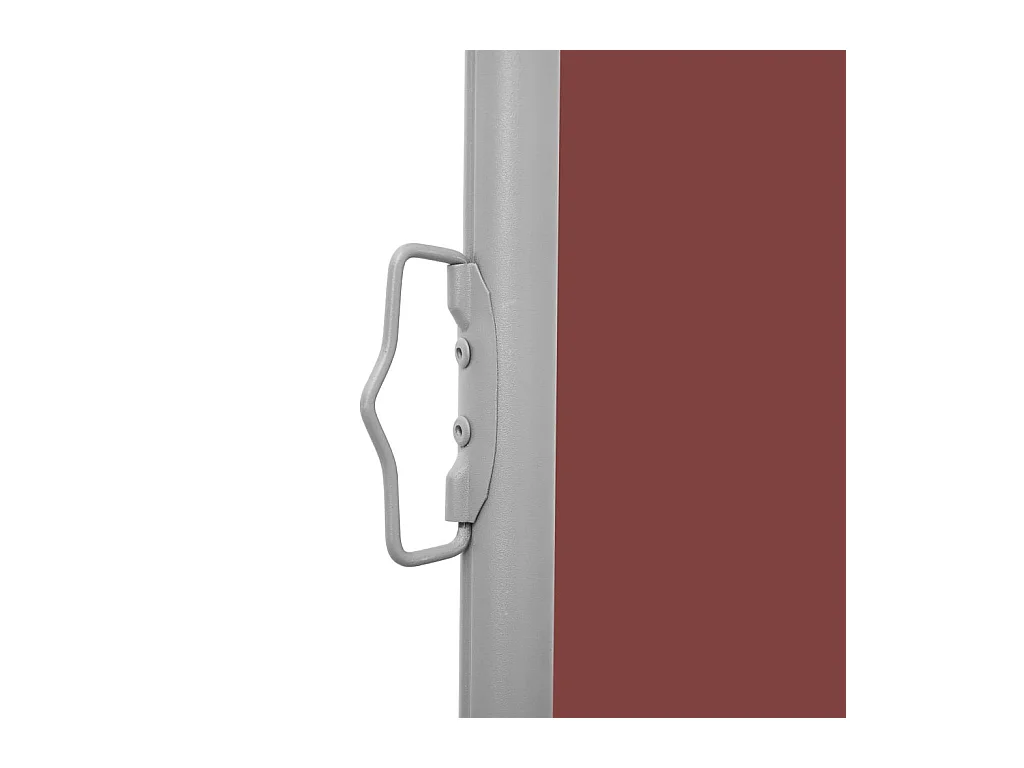 Auvent latéral rétractable Marron 100x600