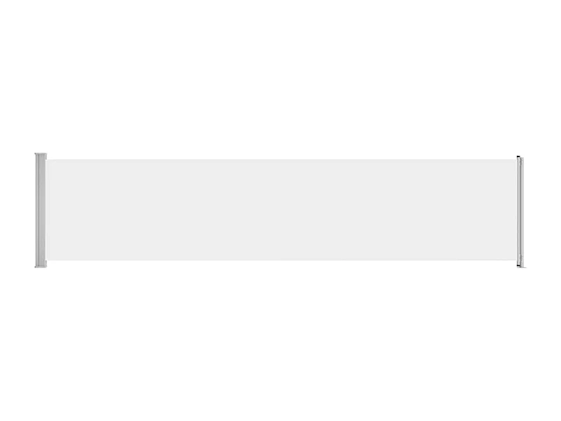 Auvent latéral rétractable de patio 140x600 Crème