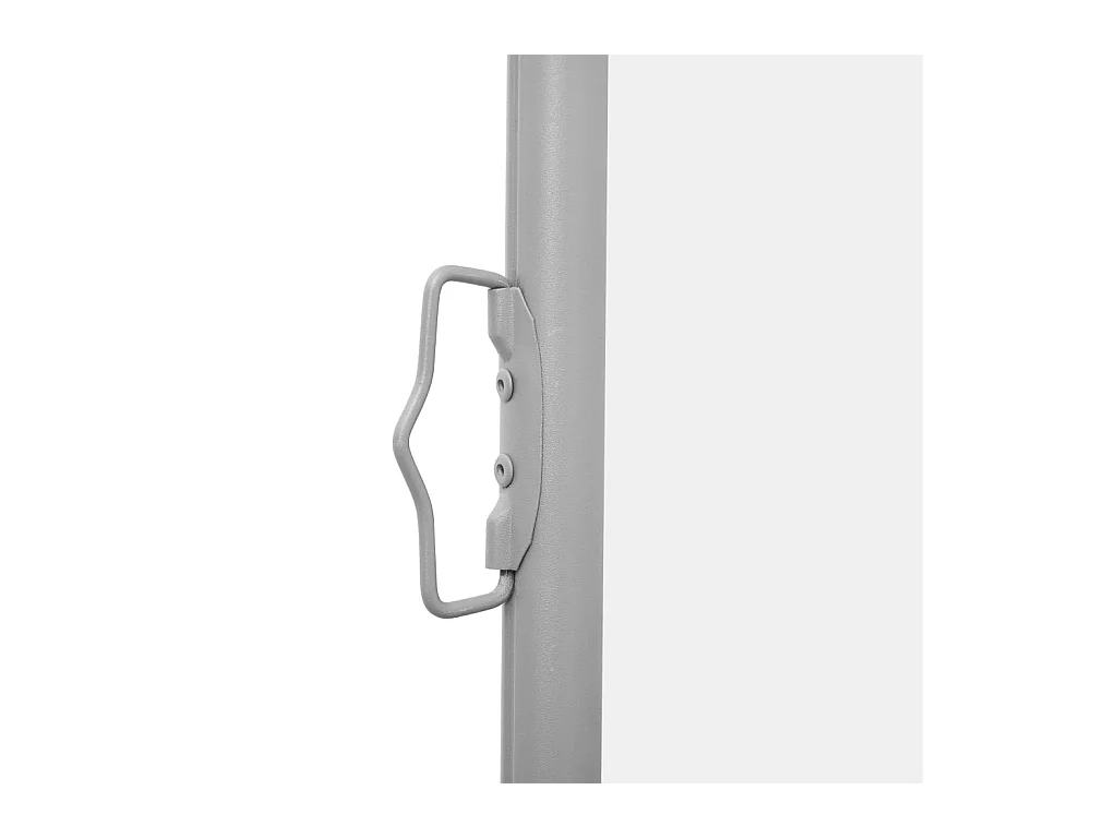 Auvent latéral rétractable de patio 140x600 Crème