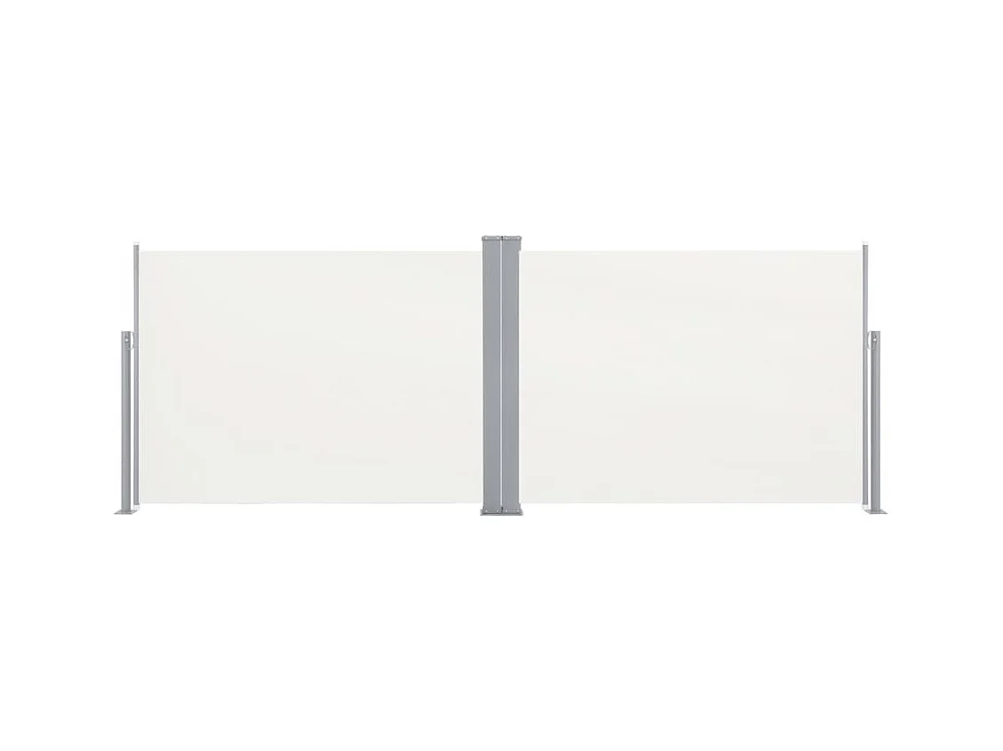 Auvent latéral rétractable Crème 120x1000