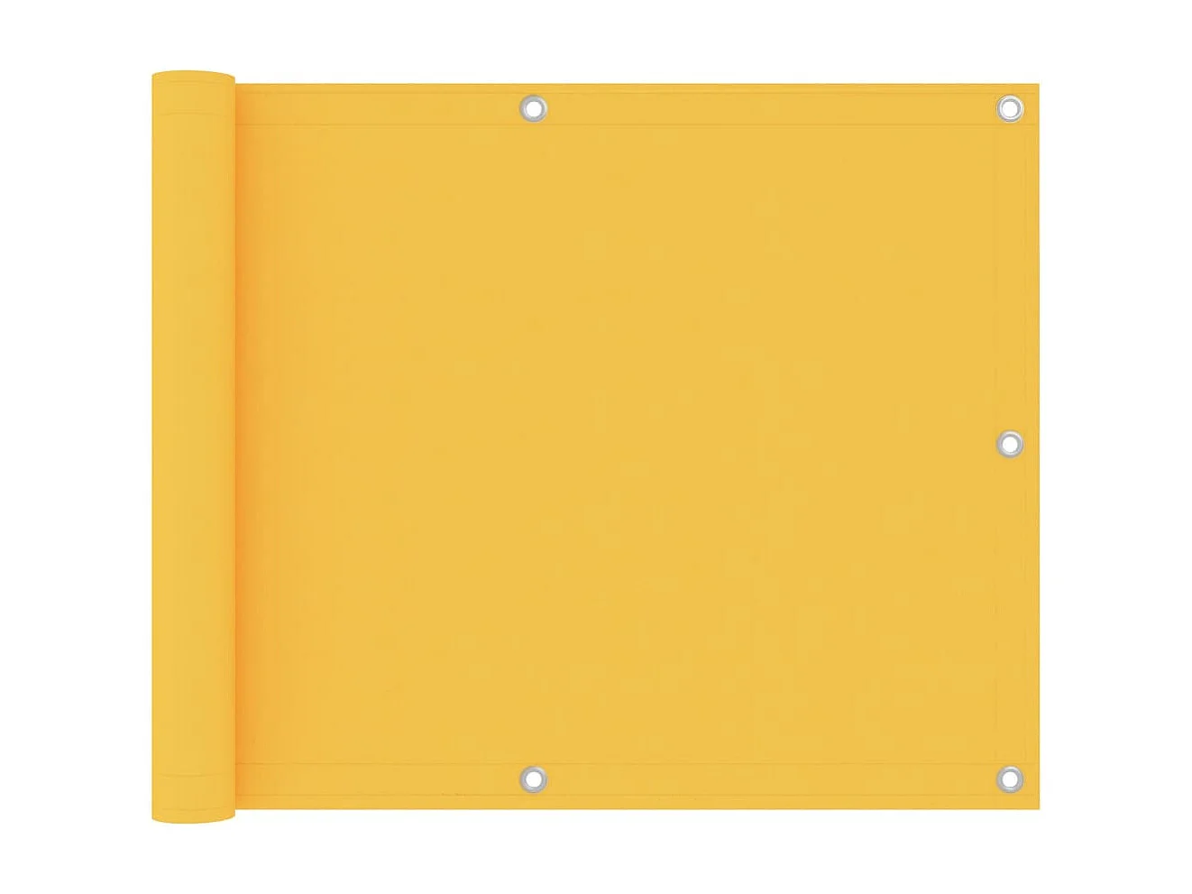 Écran de balcon Jaune 75x500 Tissu Oxford