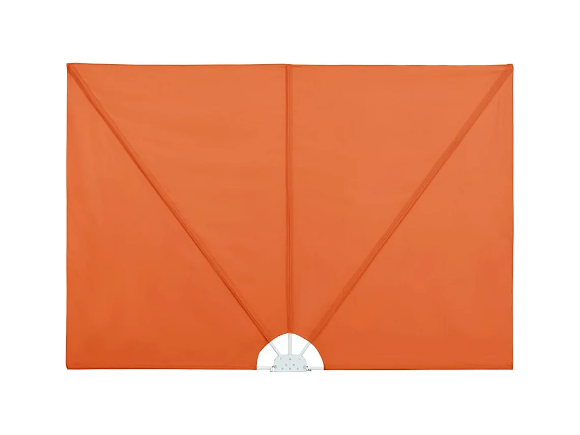 Auvent latéral pliable de terrasse Terre cuite 240x160